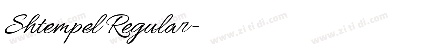 Shtempel Regular字体转换 Shtempel Regular字体转换